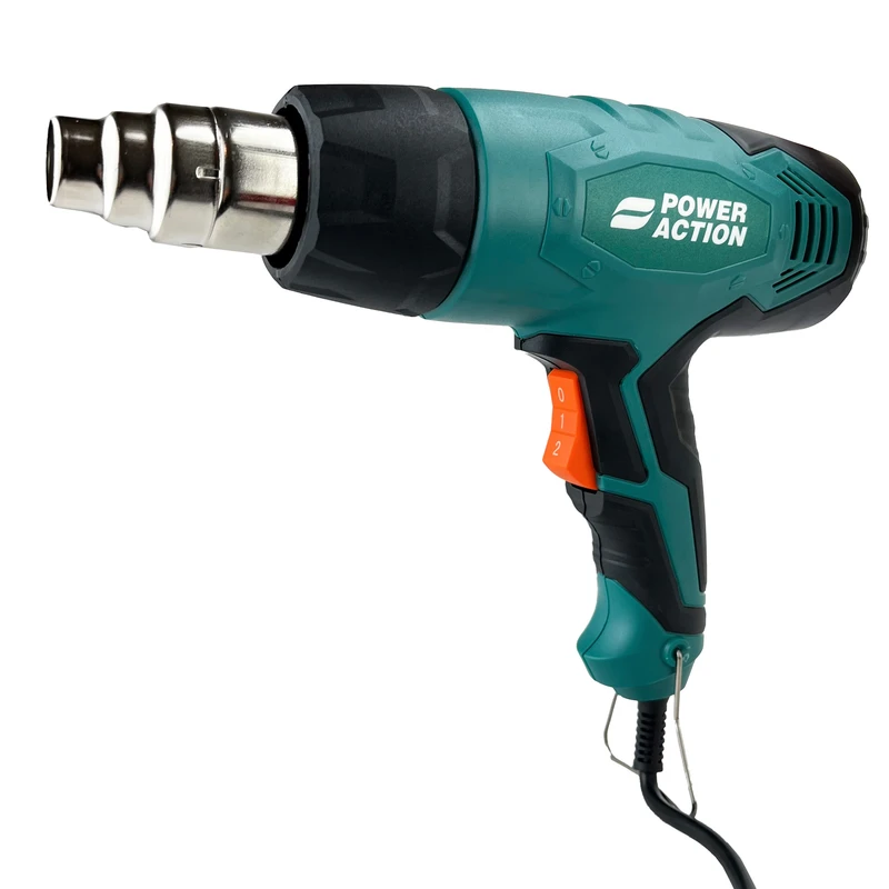 سشوار صنعتی پاوراکشن مدل HG2000 ظرفیت ۲۰۰۰ وات