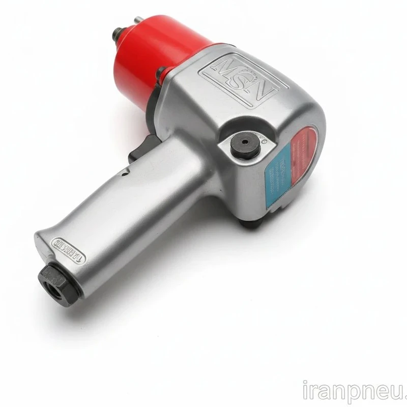 آچار بکس بادی ام اس ان مدل 600 درایو 1/2 اینچ با گشتاور 600 و حداکثر سرعت گردش 7000 دور بر دقیقه