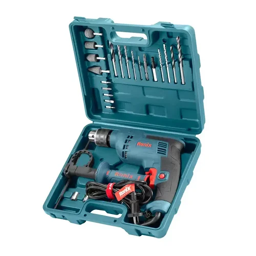 مجموعه 29 عددی دریل چکشی مدل RS-0008 رونیکس