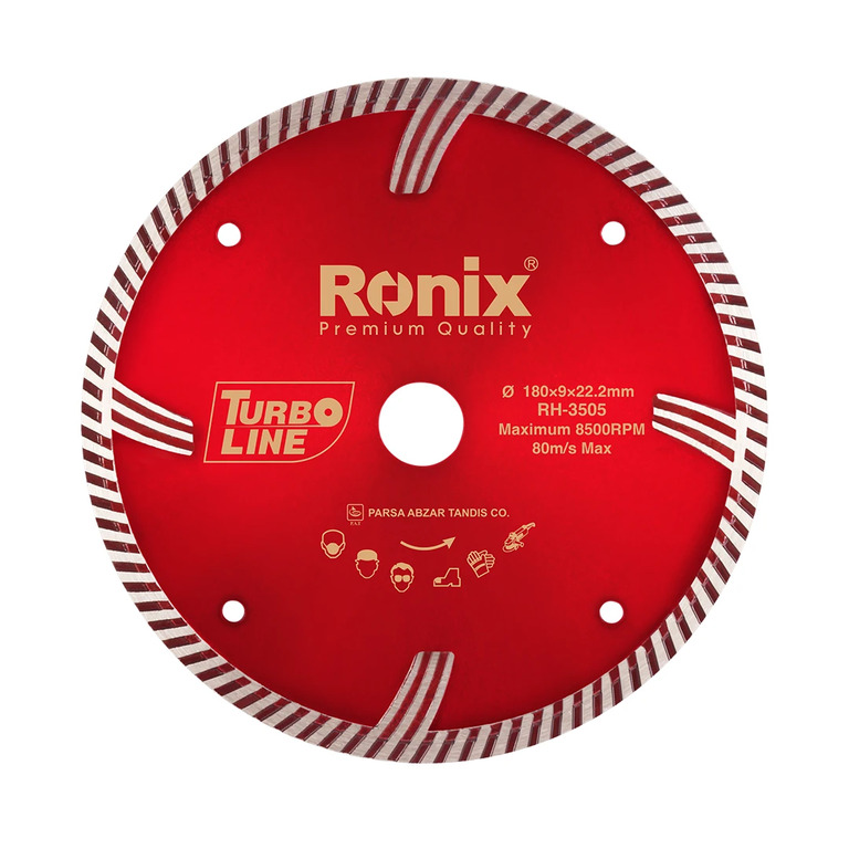 صفحه گرانیت بر توربو رونیکس مدل RH-3505 سایز 180 میلی‌متر